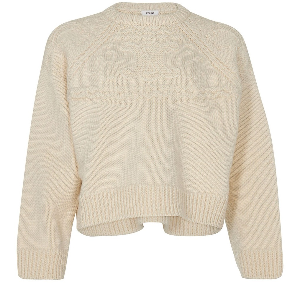 CELINE TRIOMPHE WOOL SWEATER